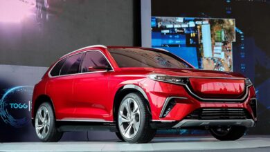 Türkiye'nin yerli otomobili Togg, Hollanda'da tanıtıldı.