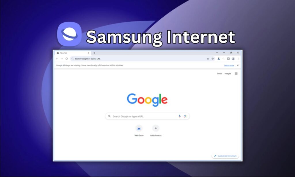 Samsung'un internet tarayıcısı