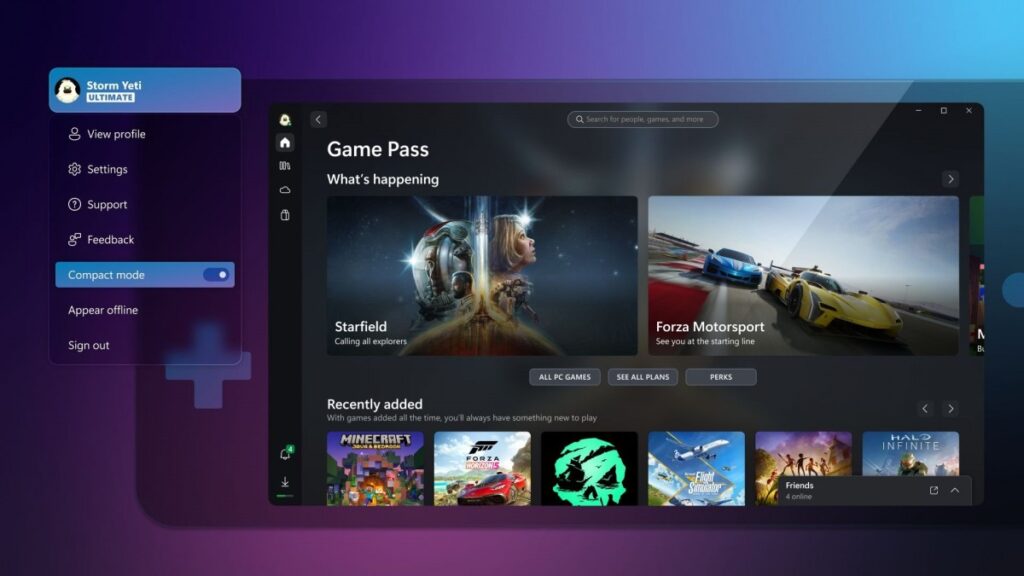 Xbox Uygulaması Artık Daha Kompakt: Taşınabilir Oyun Bilgisayarlarında Yeni Deneyim!