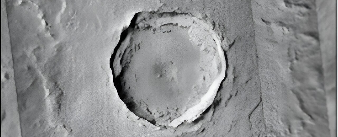 Corinto crater on Mars. (NASA)