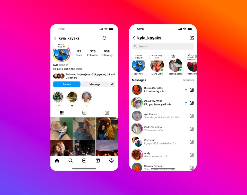 Instagram'ın durum güncelleme özelliği kullanıcı profillerine geliyor