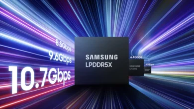 Samsung, Endüstrinin En Hızlı LPDDR5X DRAM’ini Tanıtıldı!