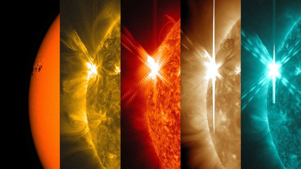 NASA'nın Güneş Dinamikleri Gözlemevi Tarafından Yakalanan Yoğun Güneş Patlaması