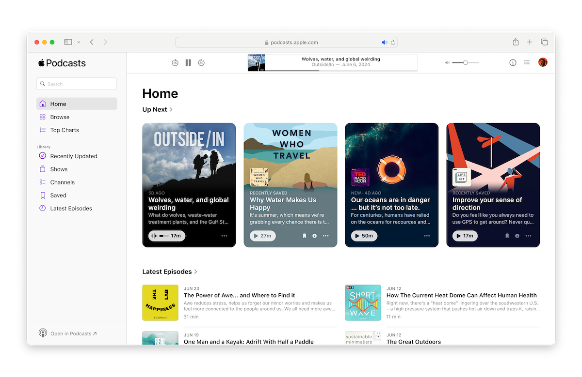 Apple Podcasts Web'de Yayına Başladı!