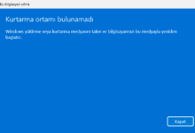 Windows 11 kurtarma ortamı sorununu gideren güncellemeyi yayımladı