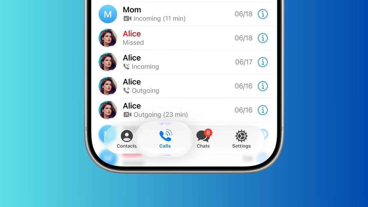 Telegram Liquid Glass tasarımını tüm kullanıcılarına sunuyor